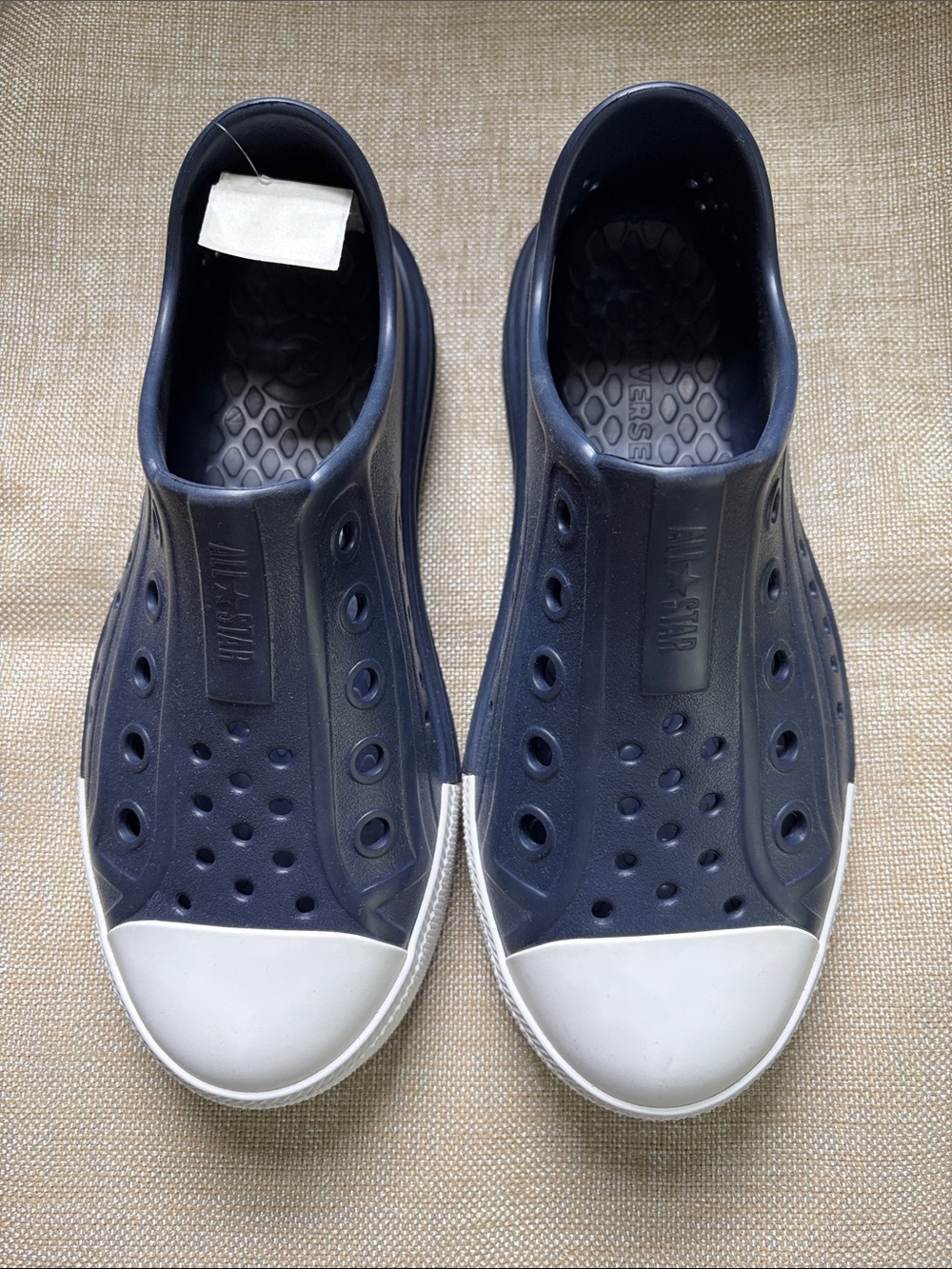 Navy Blue Slip-On Casual Kids Water-Resistant Shoes